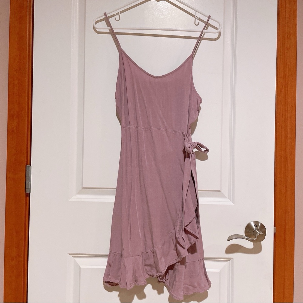 Sleeveless Wrap Dress